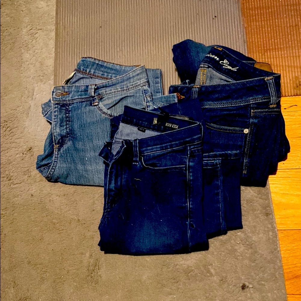 American Eagle, Calvin Klein, and Sonoma jeans lot